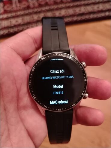 Smart saatlar: İşlənmiş, Smart saat, Huawei, Sensor ekran, rəng - Gümüşü