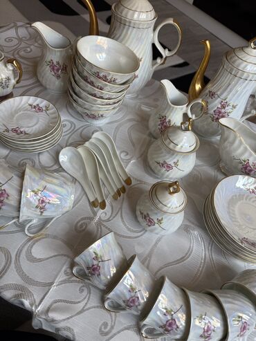 Nahar dəstləri və servizlər: Nahar dəsti, rəng - Ağ, Keramika, 6 nəfərlik, Rusiya — 10