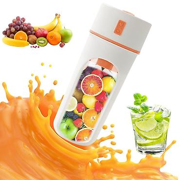 Blenderlər: Portativ şirəçəkən/blender şüşəsi - Tutum: 340–370 ml (korpusda ölçü — 2