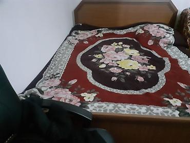 döşek yuma: Taxta çarpayı dəsti - Material: möhkəm taxta karkas, başlıq və — 2