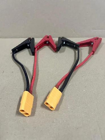 Alati za automobile: Adapter kleme za akumulator sa XT60 konektorom - Par start/naponskih — 1