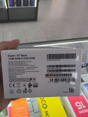 самор чайнек: Xiaomi, 15, Новый, 512 ГБ, цвет - Черный, 2 SIM, eSIM