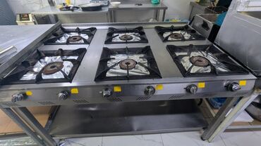 газ вода оборудование: Промышленная газовая плита на 6 конфорок в рабочем состоянии!б/у -