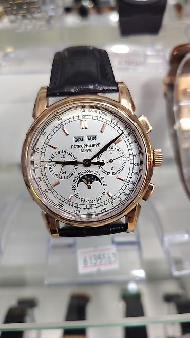 saat omega: Patek Philippe Geneve kişi qol saatı – klassik üslubda, çoxfunksiyalı — 4
