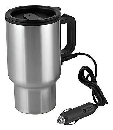 Električna kuvala: Putna termo šolja sa grejačem za auto – Finish Line - Napajanje: 12 V — 2