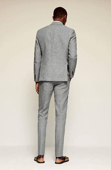 костюм лен: Костюмный пиджак slim fit изо льна Линия Tailored. Slim fit. 100% — 7