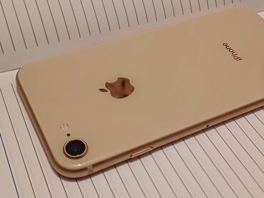 тел: IPhone 8, Б/у, 256 ГБ, Deep Purple, Кабель, 100 %