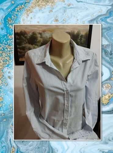 bele bluze: H&M, S (EU 36), Prugasti, bоја - Bela