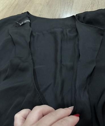 pul kiseleri: ZARA BASIC qadın bluzası ORİJİNAL - Rəng: qara - Kolleksiya: ZARA — 4