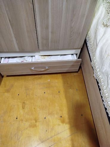 Dolablar: İki qapılı şkaf - Material: Ağac teksturalı LMDP (laminant), açıq — 3