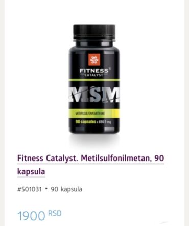 🦴 MSM kapsule za zglobove, mišiće i ligamente! MSM kapsule su