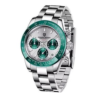 Ručni satovi: PAGANI DESIGN PD-1644 Sport - 40mm - Zelena -Rolex Daytona — 11