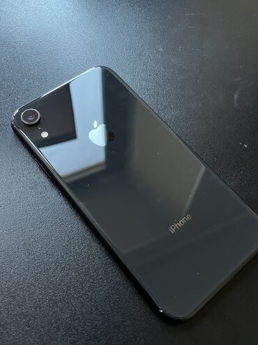 Apple iPhone: IPhone Xr, Б/у, 64 ГБ, Черный, Коробка, 82 %