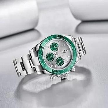 Ručni satovi: PAGANI DESIGN PD-1644 Sport - 40mm - Zelena -Rolex Daytona — 17
