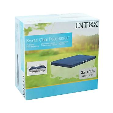 Бассейны: №: 7971 Məhsulun adı: Tent hovuz üçün Intex 28037, 389×184 sm, göy — 2