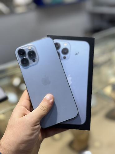 i̇phone pro: IPhone 13 Pro Max, 256 GB, Sierra Blue, Zəmanət, Simsiz şarj, Face ID — 3