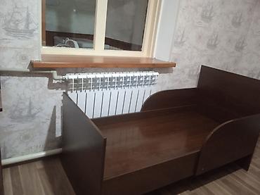single bed mattress: Односпальная кровать, Б/у, С матрасом, длина - 150 см — 3