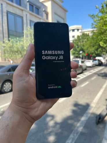 samsung rt35k5440s8: Samsung Galaxy J8, 32 GB, rəng - Qara, Barmaq izi