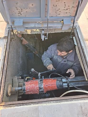 daş vallar: Beton kəsimi və deşik qazma xidməti - Diamant karotla dəqiq deşiklər — 2