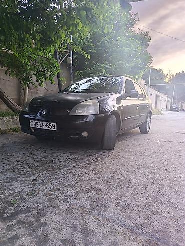 Renault: Renault Clio sedan – qara rəng, 4 qapılı, AZ nömrə nişanı 99-XF-659 — 2