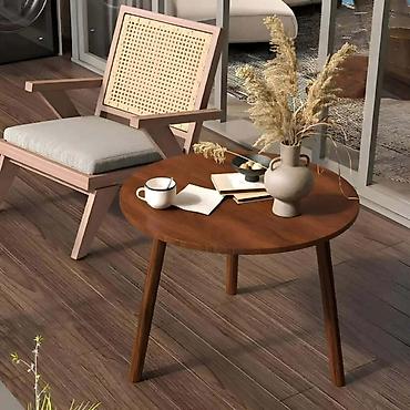 fiokar za bebe: Drveni okrugli stočić za kafu/trpezariju marke Bseack. Cena: 3000din — 1