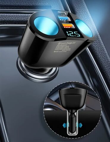 Digər avtoelektronika: Avtomobil üçün çoxportlu şarj adapteri 8AZN-dən başlayaraq. - — 2