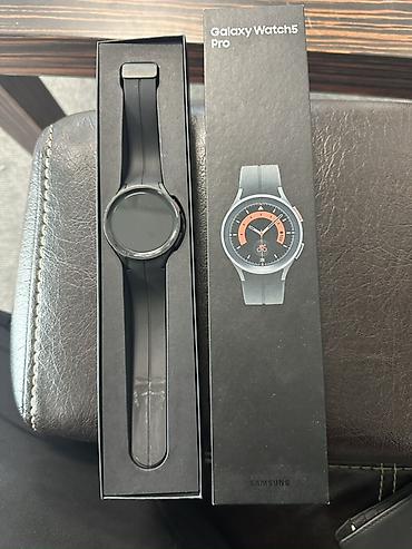 tank 5 pro: Samsung Galaxy Watch5 Pro – 45 mm, Black Titanium Model: SM-R925U — 1