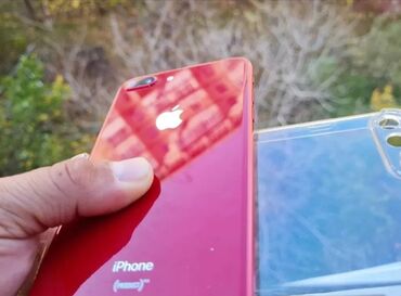 Apple iPhone: IPhone 8 Plus, Б/у, 256 ГБ, Красный, Наушники, Зарядное устройство, Защитное стекло, 100 % — 7