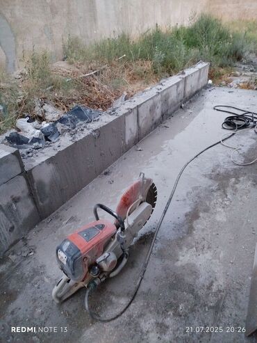 Beton işləri: Beton kəsmə beton deşmə xidməti Karot - HILTI DD 200 / 350 ilə 25 ° — 26