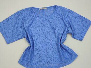 bluzki koszulowe niebieska: Блуза жіноча, XS, стан - Ідеальний