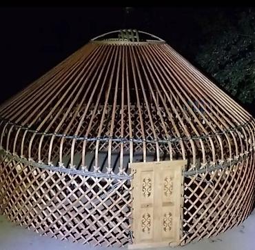 Аренда юрт: Аренда юрты, Каркас Деревянный, 85 баш, С полом, Самовар, Стулья — 5