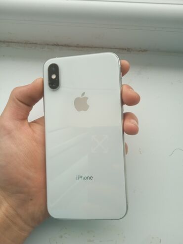телефон айфон 1: IPhone Xs, Б/у, 256 ГБ, Белый