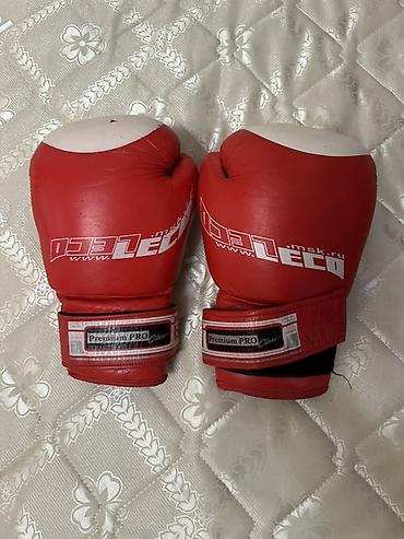 Əlcəklər: Boks əlcəkləri – Leco “Premium PRO Classic” - Rəng: qırmızı/ağ - — 1