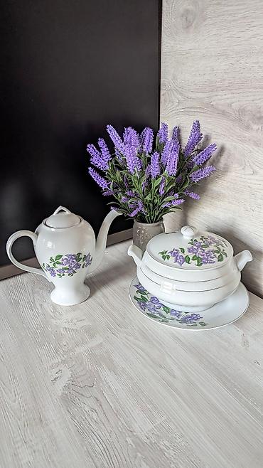 Наборы посуды: ЛИСТАЙТЕ ФОТО СТОЛОВЫЙ НАБОР из трёх предметов: Чайник (объем 1,3 л) — 7