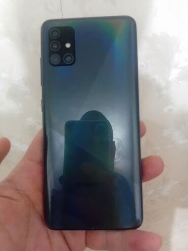 Samsung: Samsung Galaxy A51 5G, 128 GB, rəng - Göy, Sensor, Barmaq izi, İki sim kartlı