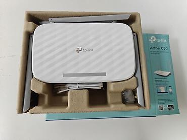 dtf printer: Двухдиапазонный WiFi роутер Tp-link Archer C50, б/у, полный комплект — 1