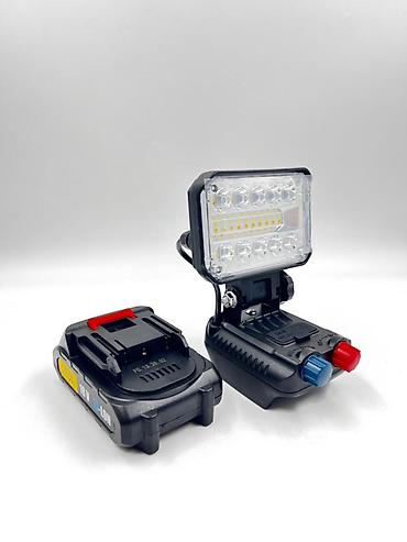 ağ işıq: 🔦 Yüksək Güclü LED İş İşığı – 18V Li-ion Akkumulyatorlu Təmir — 3