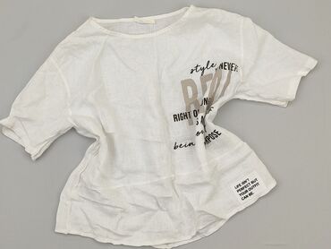 białe gładki t shirty: Top XL, stan - Dobry