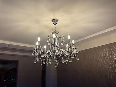 lustr bra: Çılçıraq, 8 lampa, Xrustal — 1