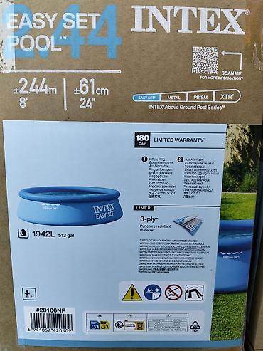 IN TEX Easy Set hovuz nasos hədiyyə - Model: Intex Easy Set, #28106NP