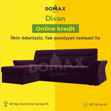ilkin ödənişsiz kreditə maşınlar 2020: Künc divan