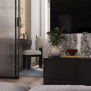 Продажа квартир: 1 комната, 30 м², Элитка, 9 этаж, Дизайнерский ремонт — 7