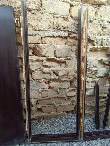 Giriş qapıları: İşlənmiş Giriş qapısı 80x200 sm Çərçivə ilə, Ünvandan götürmə — 2