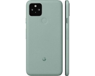 поко 7: Google Pixel 5, Колдонулган, 128 ГБ, түсү - Жашыл, 1 SIM, eSIM
