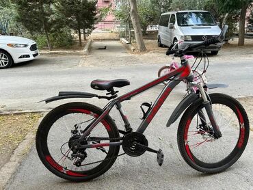irsad telecom velosiped: İşlənmiş Dağ velosipedi Adidas, 24", sürətlərin sayı: 21, Pulsuz çatdırılma