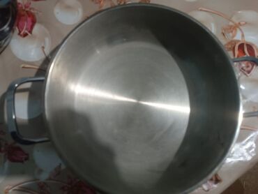 Tava-qazan dəstləri: Qazan, rəng - Boz, Paslanmayan polad — 8