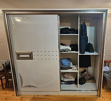 kalcuk skaf: İşlənmiş, 2 qapılı, Siyirməli, Ağ, Taxta, Kupe, Düz dolab — 3