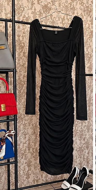 пуховик 52: Чёрное платье 🖤 ✨ Размер: XS 👗 Подойдёт также на S 🇨🇳 Покупали в — 1