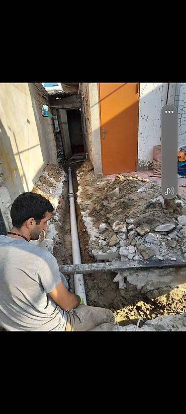 ev iş ilanları: Salam hər növ sökuntu qazinti xidməti ve evlərdə qaşinti aboy soyma — 1