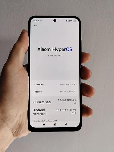 128: Redmi Note 11S, 128 GB, rəng - Göy, Barmaq izi, İki sim kartlı, Face ID — 3